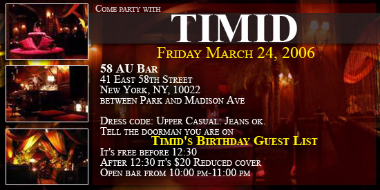 Happy Birthday Timid