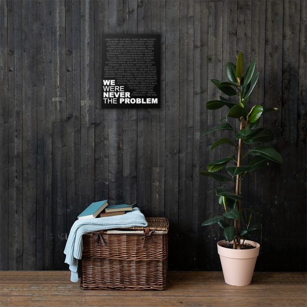We Were Never The Problem Canvas - Image 11